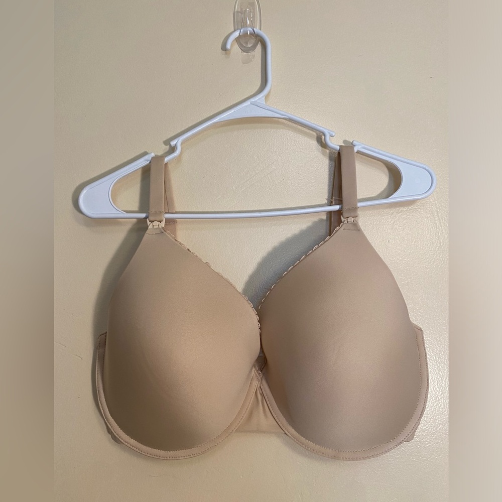 OGET Women's Breastfeeding Bra: Underwire Nude 38DDD NWT
